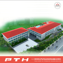 Prefabricated Light Steel Structure Building for School/Hotel/Shopping Mall